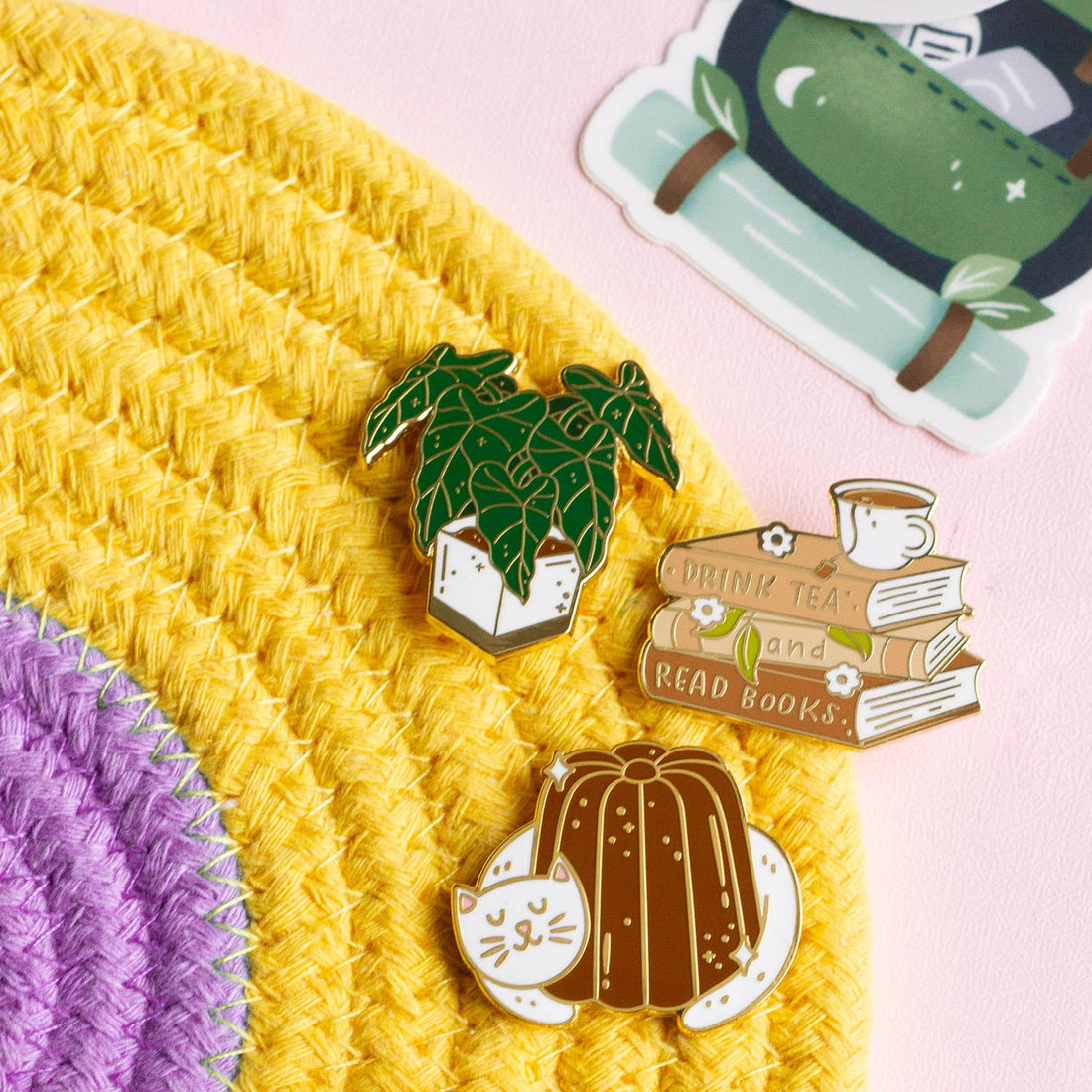 Enamel Pin: Alocasia Frydek