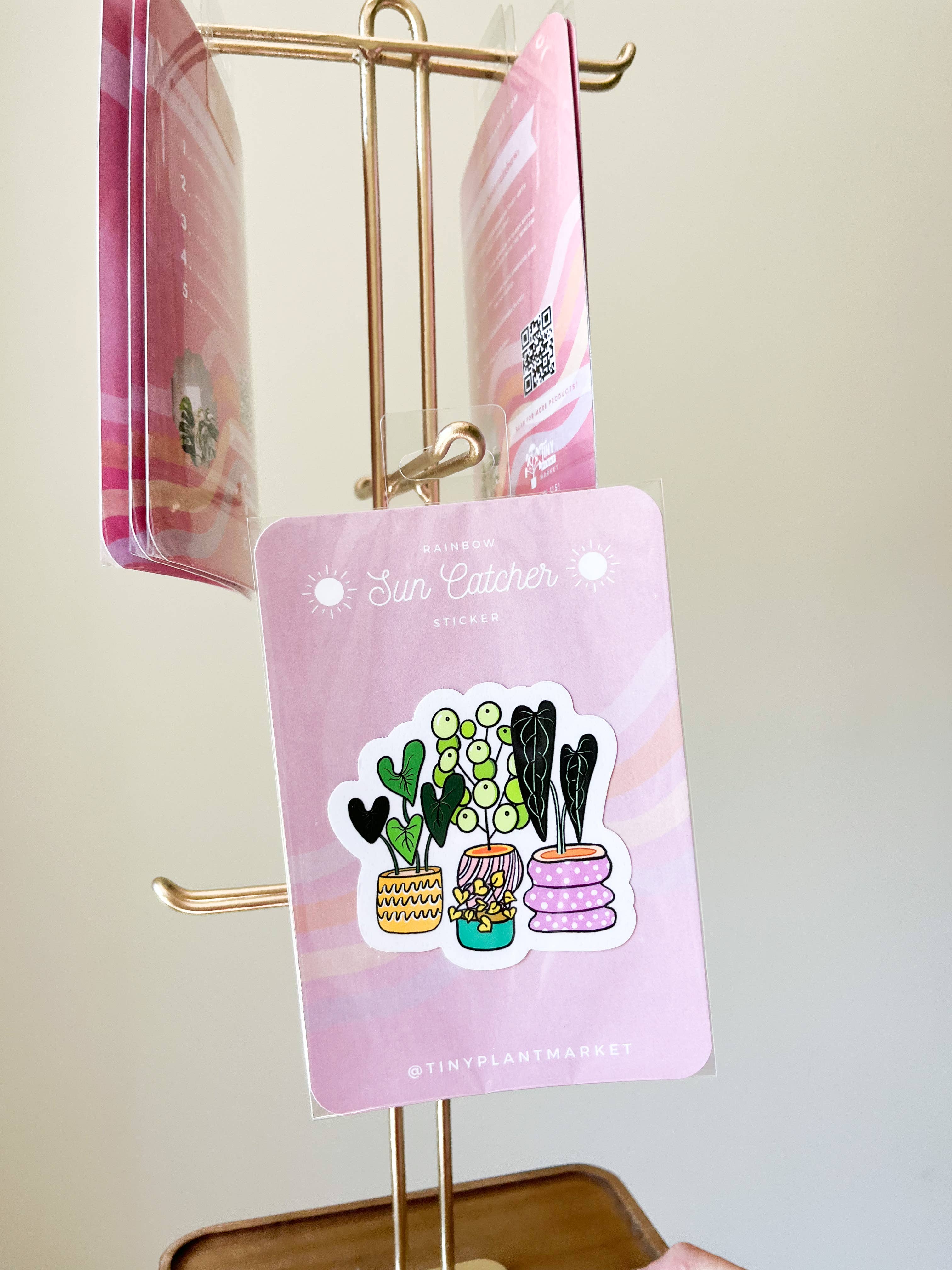 Sticker - Potted Plants Sun Catcher