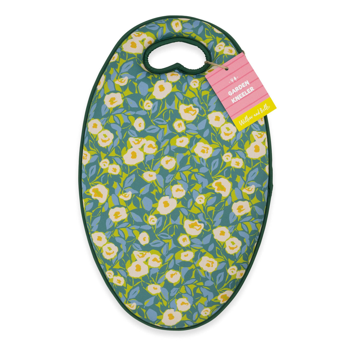 Garden Kneeler - Abstract Floral Green