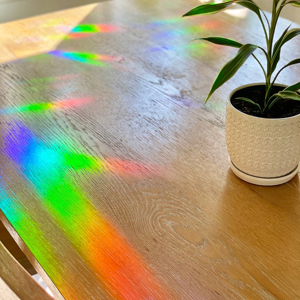 Rainbow maker Suncatcher Window Decal Sticker - Potted Plant