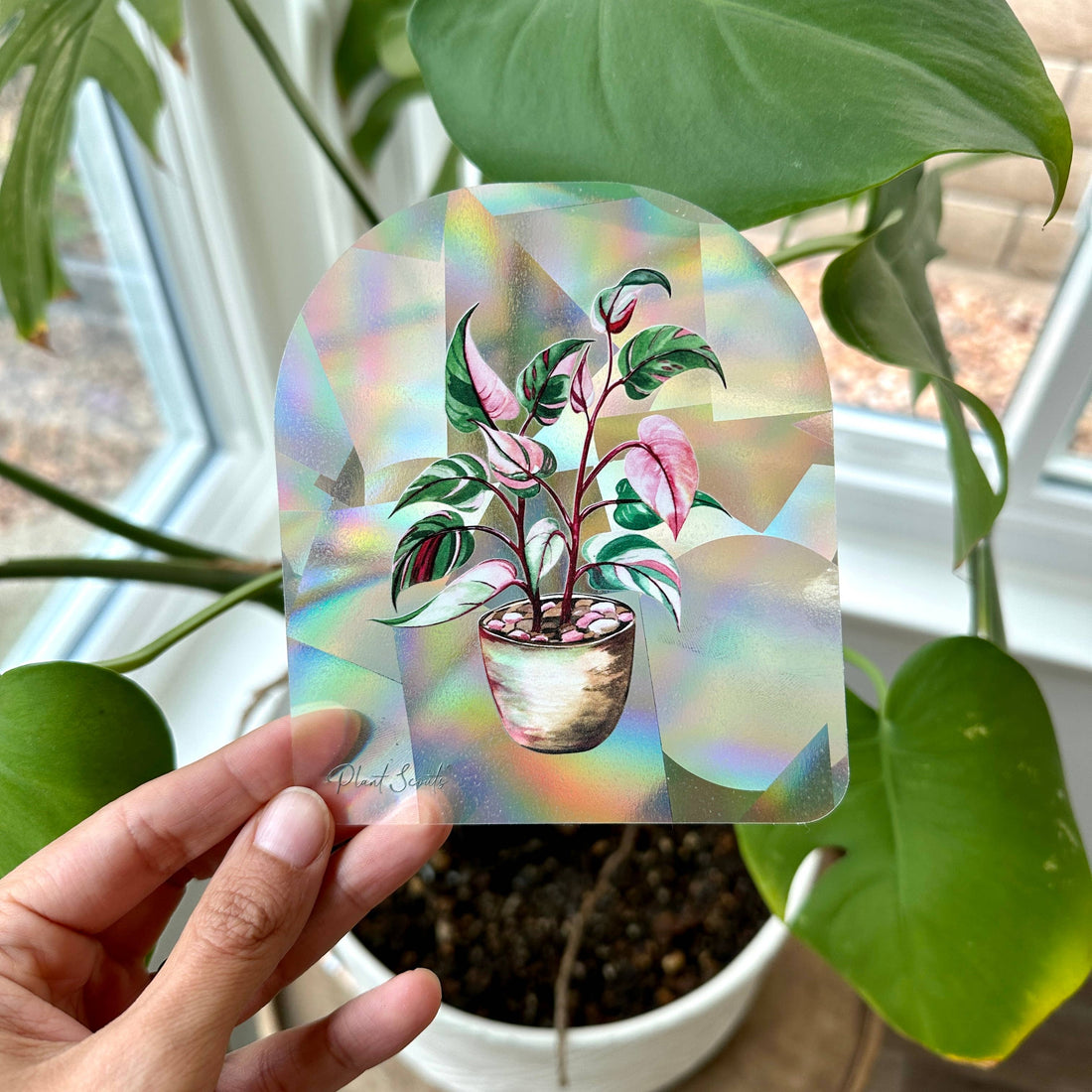 Sticker - Suncatcher Window Decal - Pink Princess
