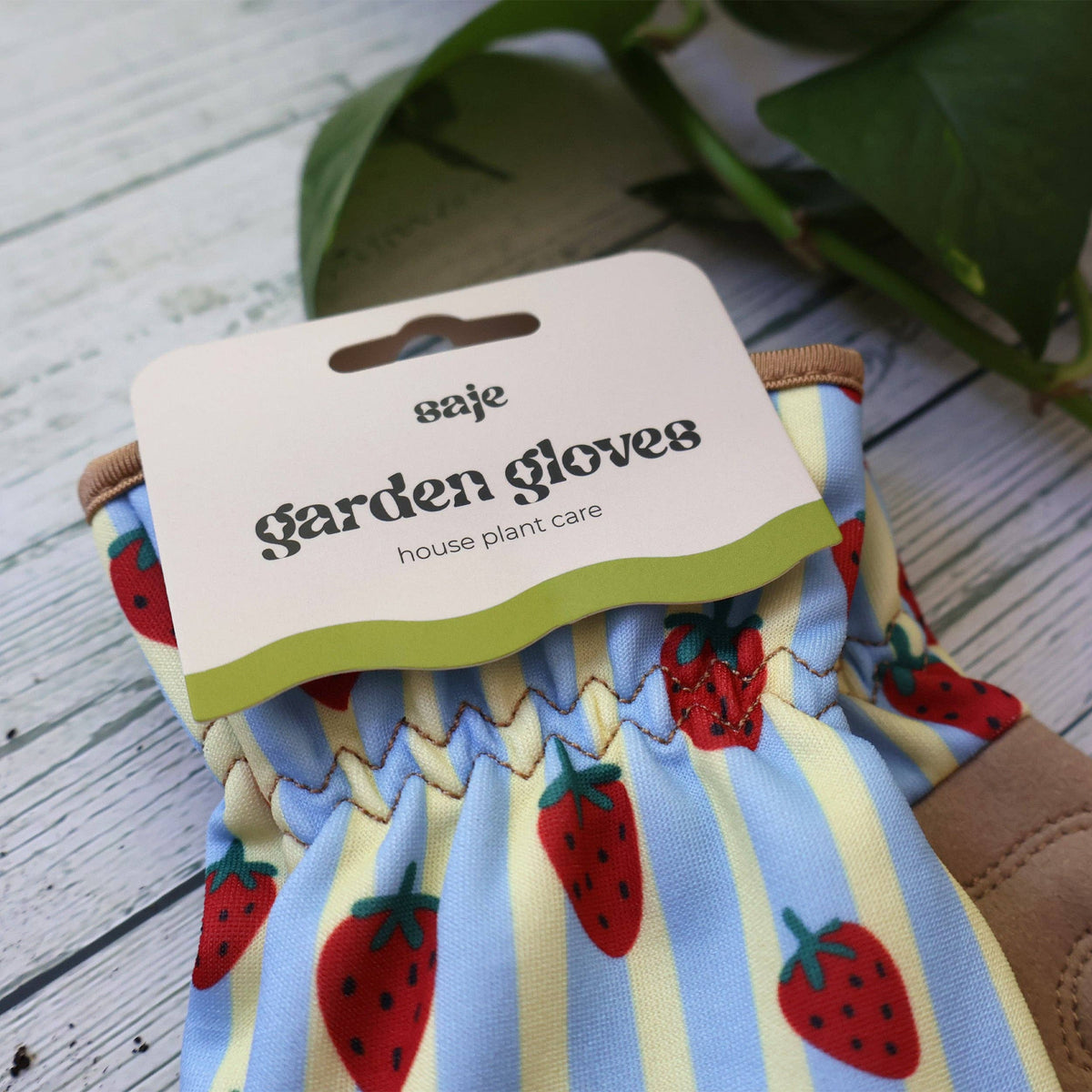 Gardening Gloves - Strawberry Stripe