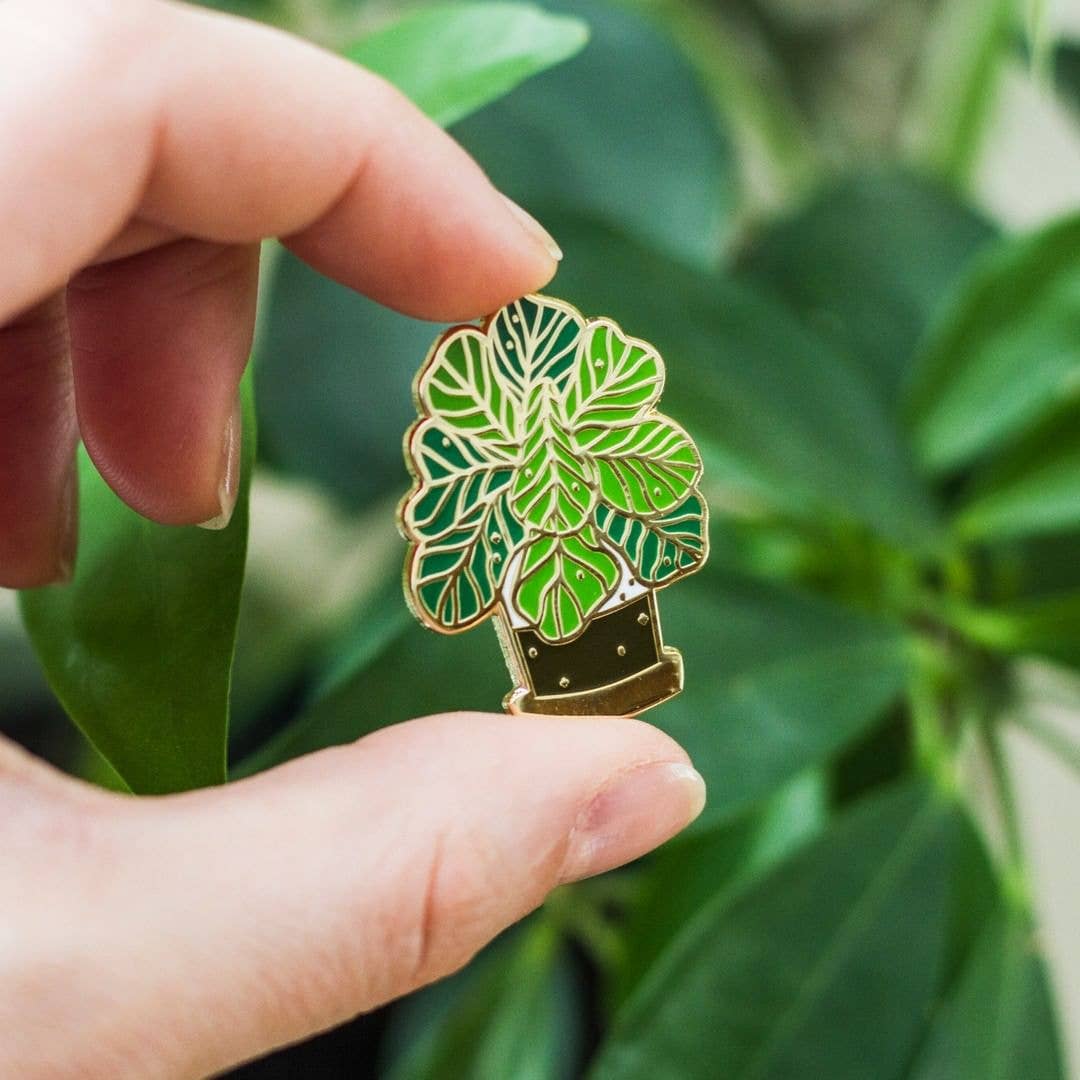Enamel Pin: Fiddle Leaf Fig