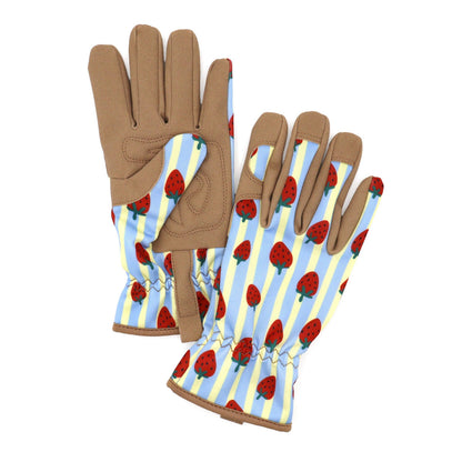 Gardening Gloves - Strawberry Stripe