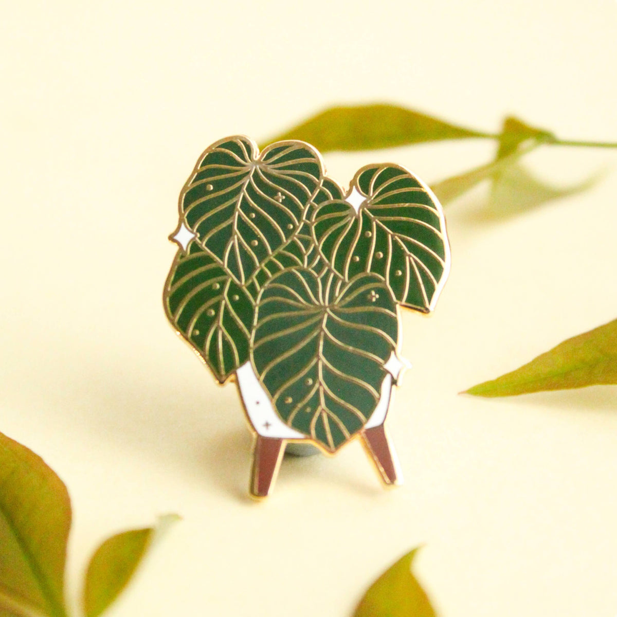 Enamel Pin: Philodendron Gloriosum