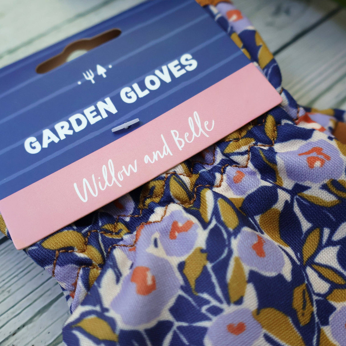 Gardening Gloves - Abstract Floral Lilac