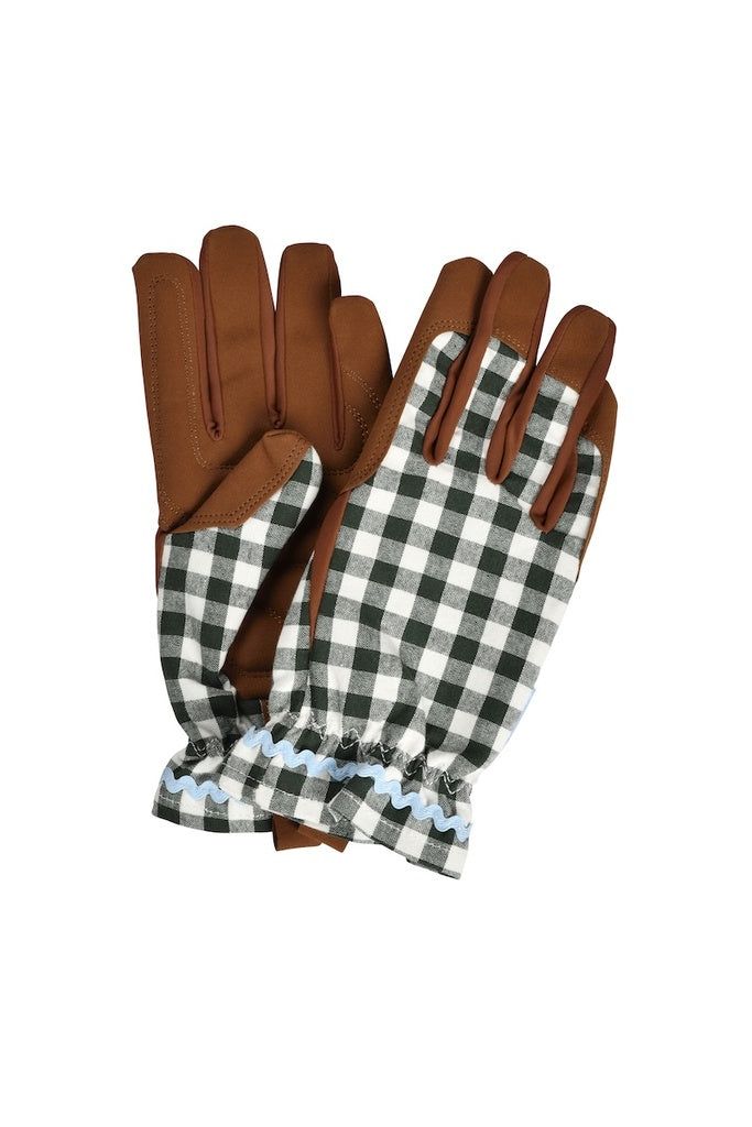 Gardening Gloves: Collector Series Heritage Green Check