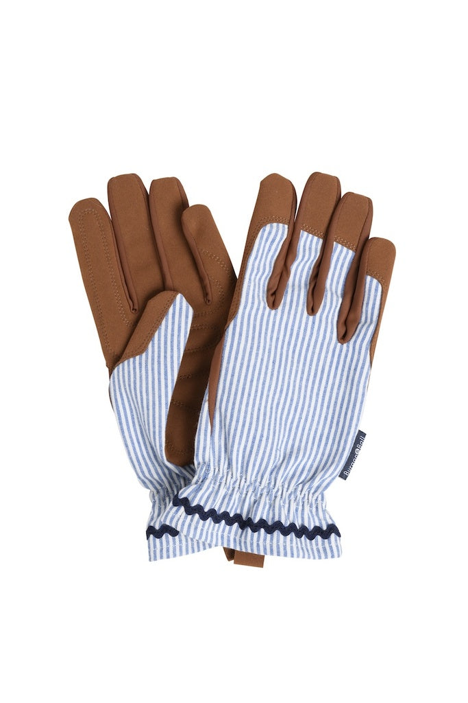 Gardening Gloves: Collector Series Blue Stripe
