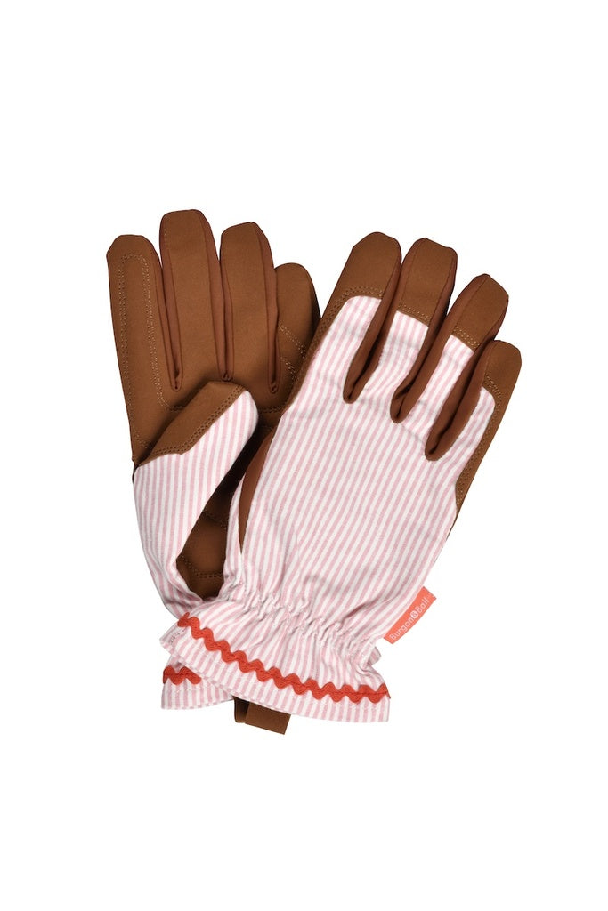 Gardening Gloves: Collector Series Blush Stripe