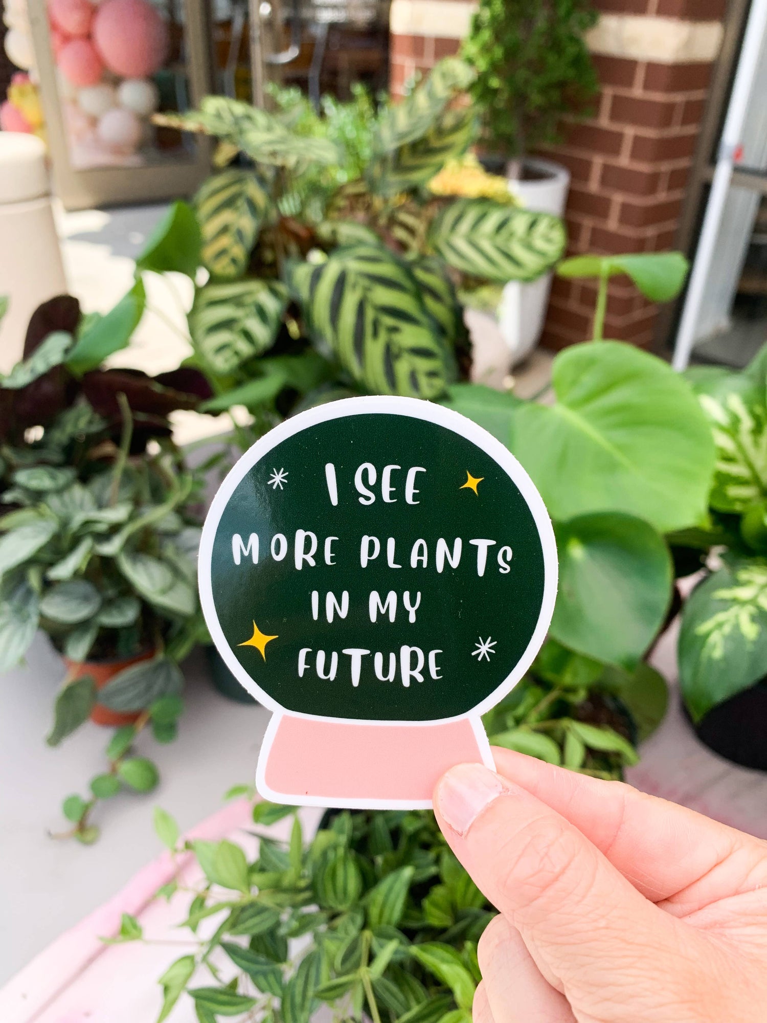 I See More Plants in My Future Sticker