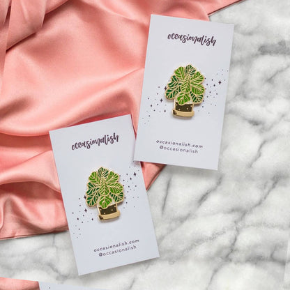 Enamel Pin: Fiddle Leaf Fig