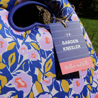 Garden Kneeler - Abstract Floral Lilac