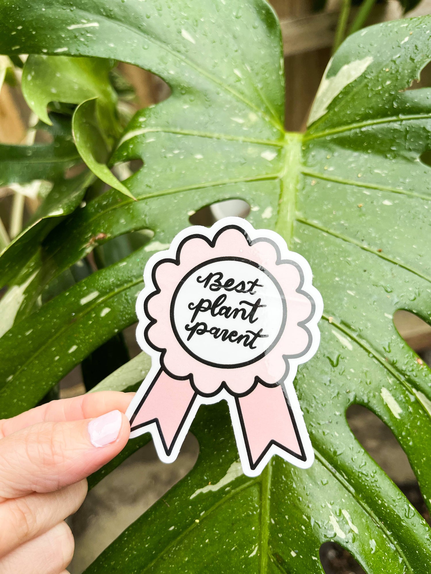 Best Plant Parent Award Sticker
