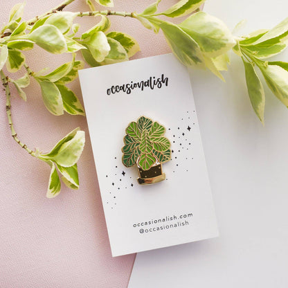 Enamel Pin: Fiddle Leaf Fig