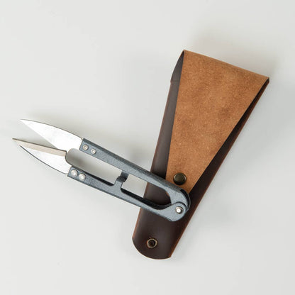 Steel Snips + Vegan Leather Pouch
