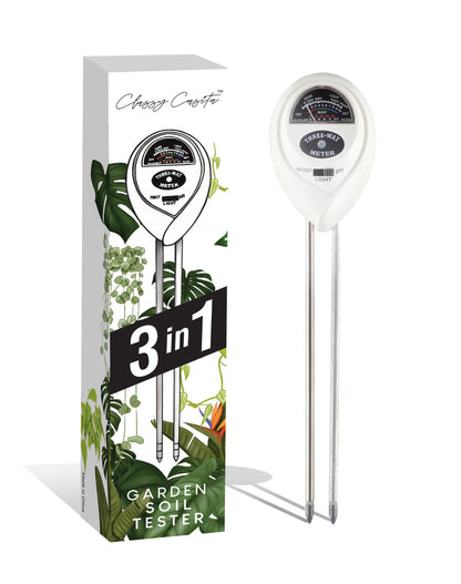 3-in-1 Soil Meter; Moisture, pH and Light