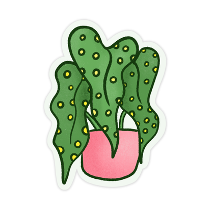 Green Begonia Sticker